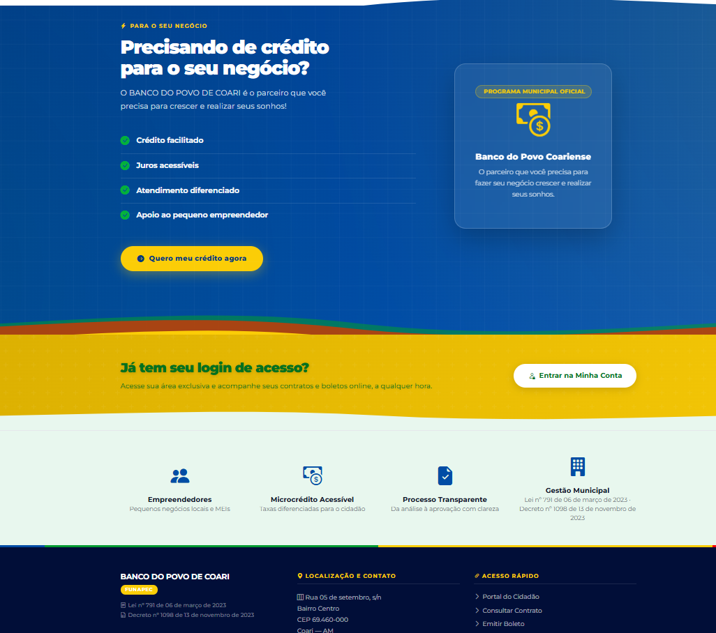 SG-Fomento — Home Page Banco Formento Portal Footer