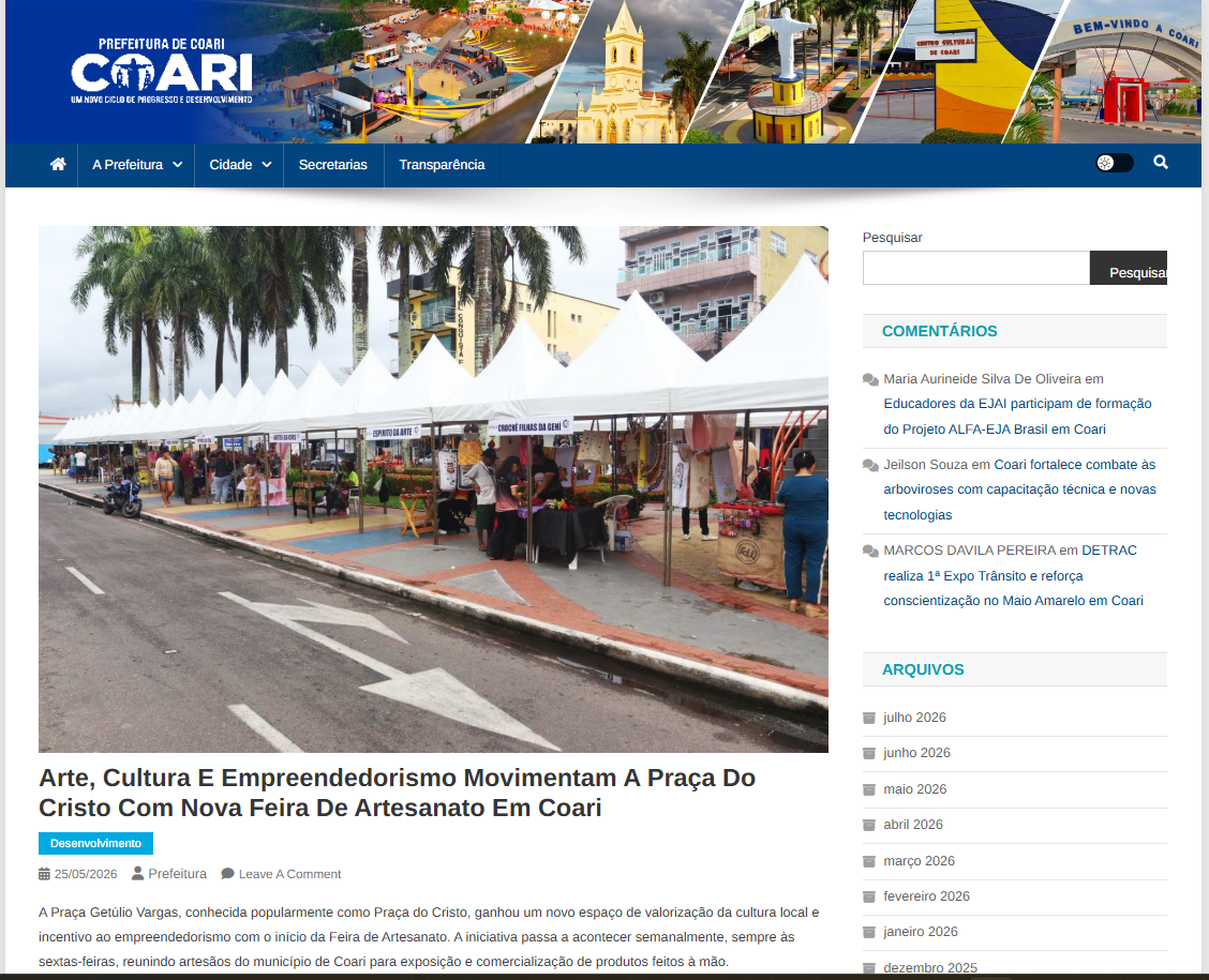 Modelo 02 — Site Post