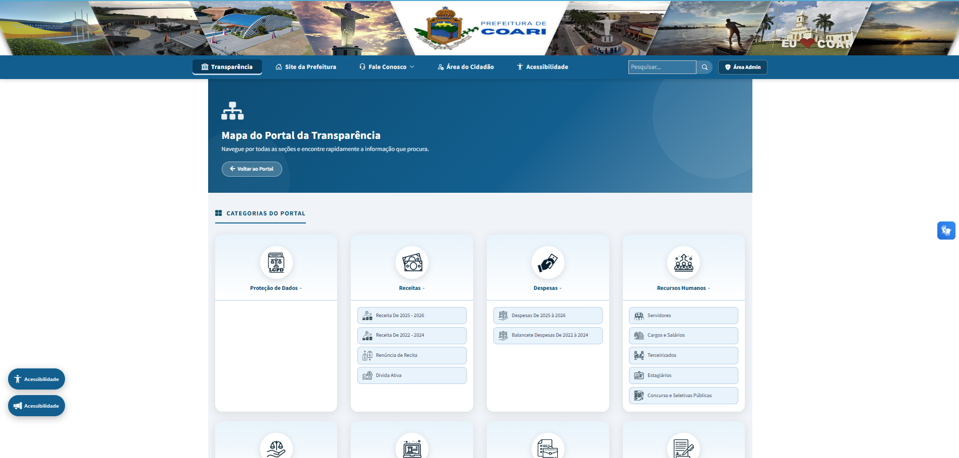 Poder Executivo — Portal Mapa Site