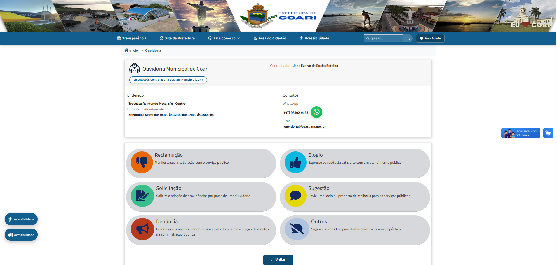Poder Executivo — Portal Ouvidoria