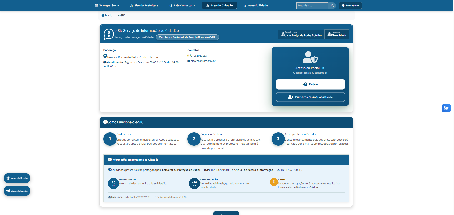 Poder Executivo — Portal Sic