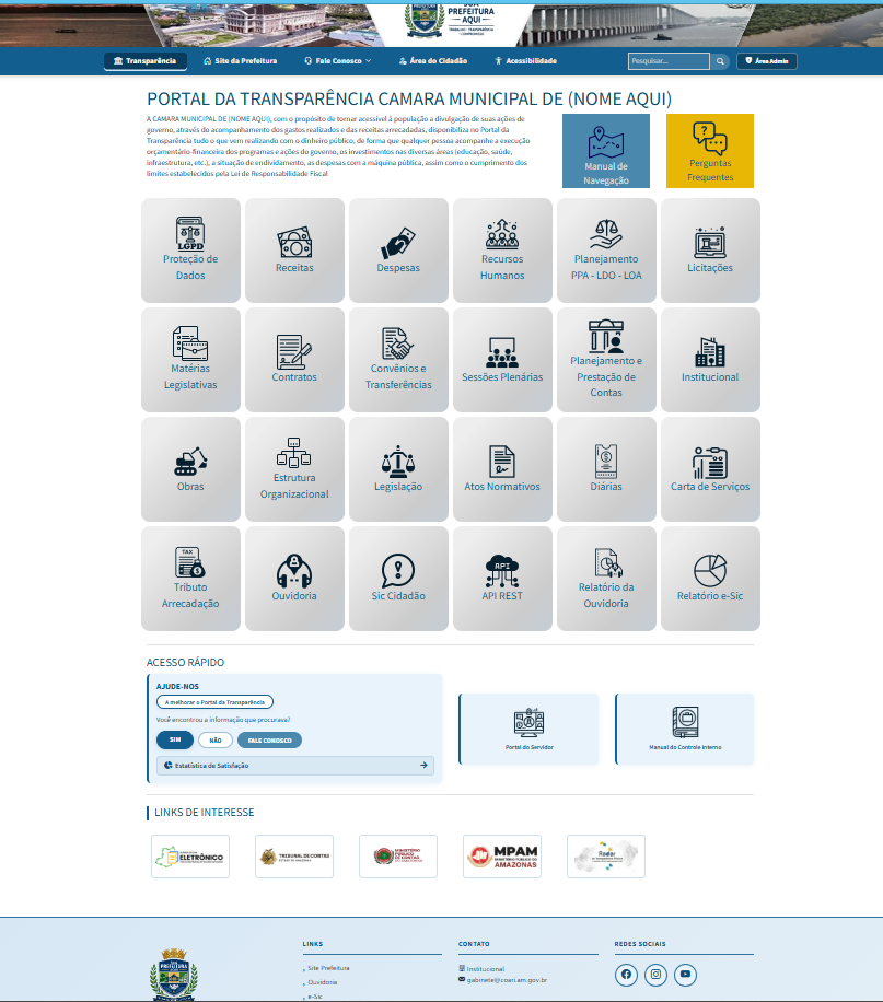 Poder Legislativo — Portal Home